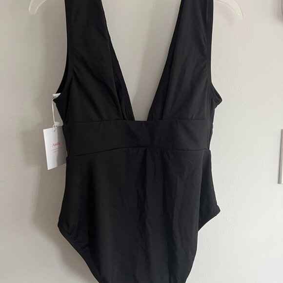 NEW: Andie 'Mykonos' Swimsuit, Black, Size S - Picture 4 of 9